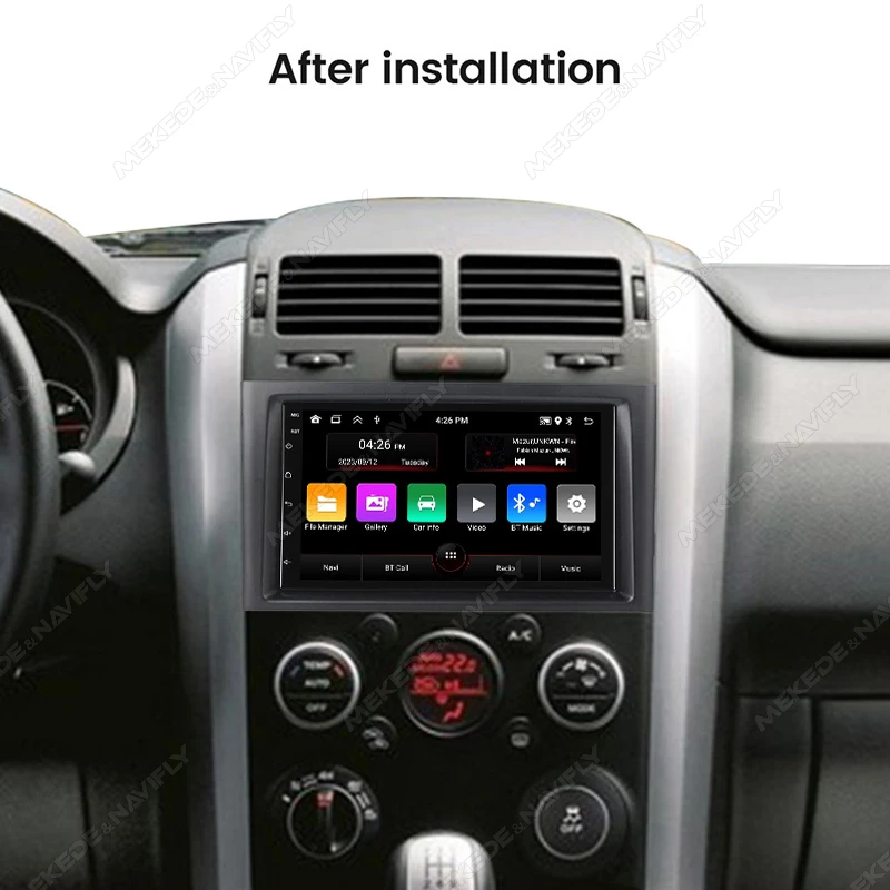 MEKEDE Wireless Carplay Android AUTO 2+64G car radio For Suzuki Grand Vitara 3 2005-2015 GPS stereo multi-media Player Head Unit