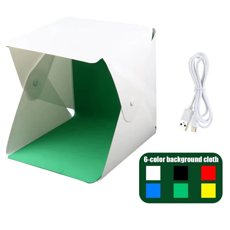 Lightbox Light Box Mini Photo Studio Box Photography Box Light Studio Shooting Tent Box Kit Multiple Color Backdrops