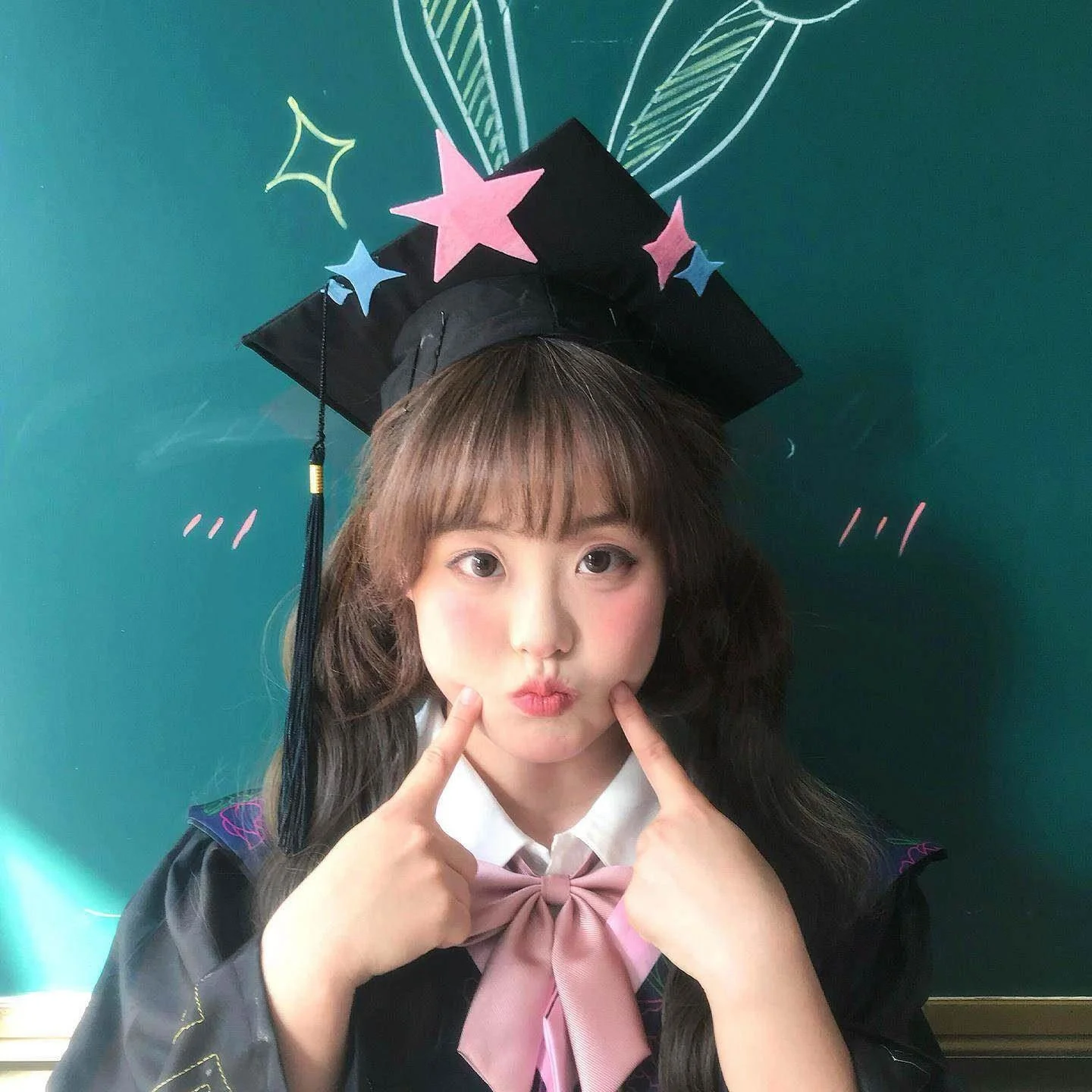 Handmade DIY Non-Woven Fabric Bachelor Cap Master Hat Decoration for Graduation Ceremony Photography And Memorable Moments