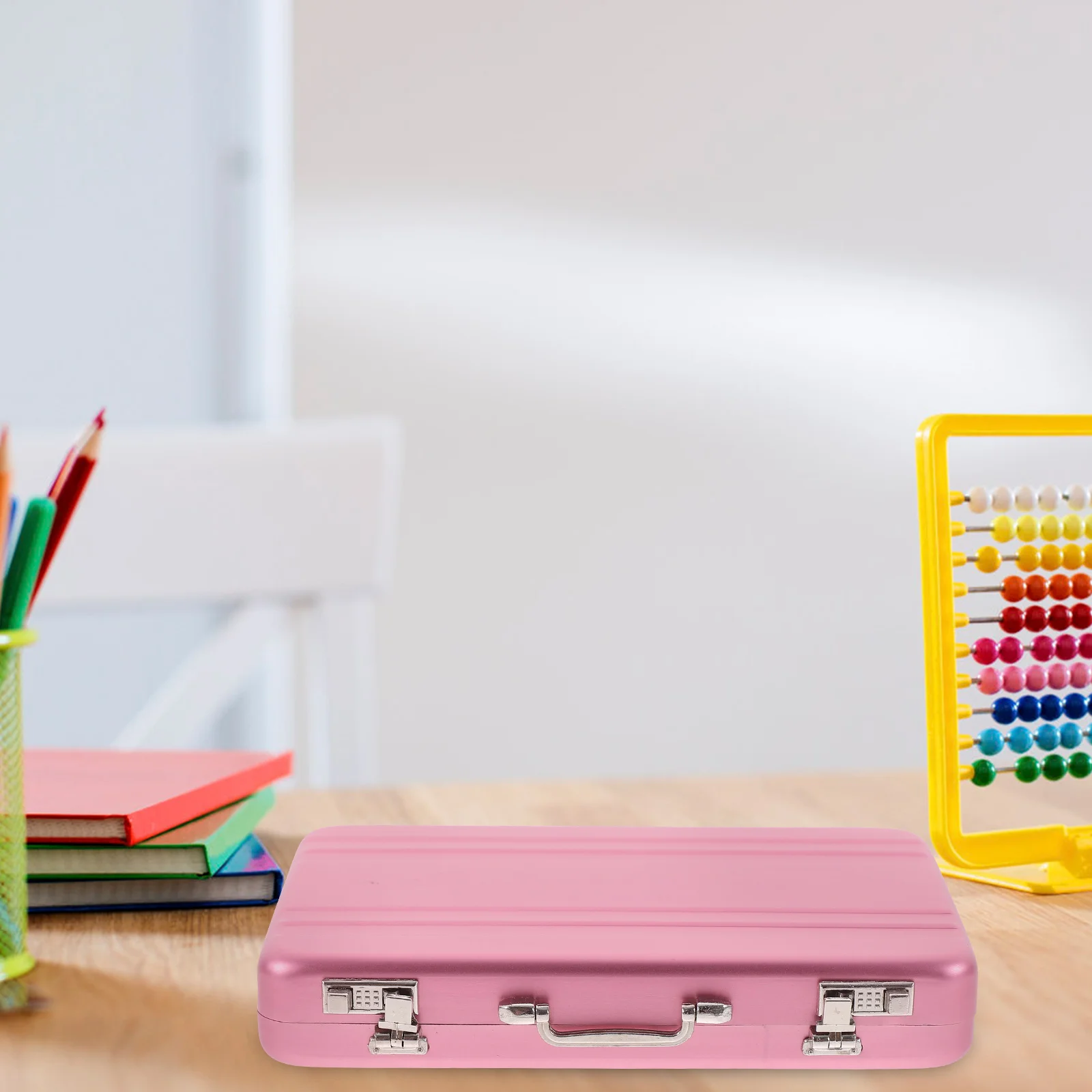 Tempat kartu Flash dompet pria, wadah kartu mengunjungi perlengkapan kantor berdiri bisnis indeks Organizer