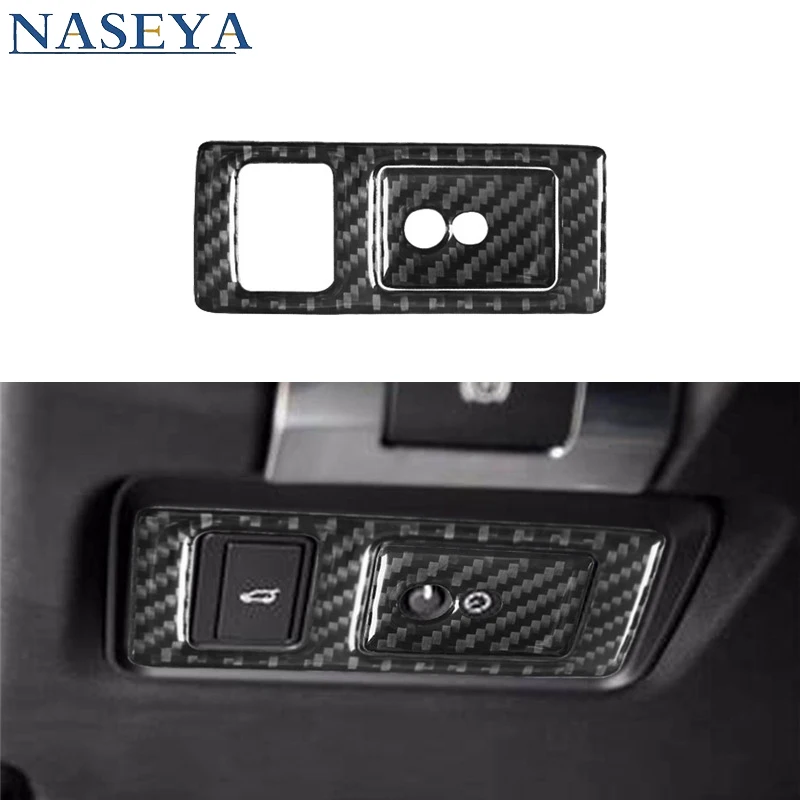 

Для Land Rover Discovery Sport 2015-2019 автомобильные аксессуары для интерьера, декоративные аксессуары из углеродного волокна, наклейки на панель управления