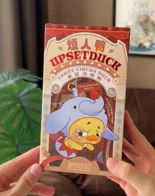 

New Upset Duck V4 Crazy Circus Series Vinyl Blind Box Surprise Toy Mystery Box Anime Figure Duck Doll Ornament Girl Gift Pendant