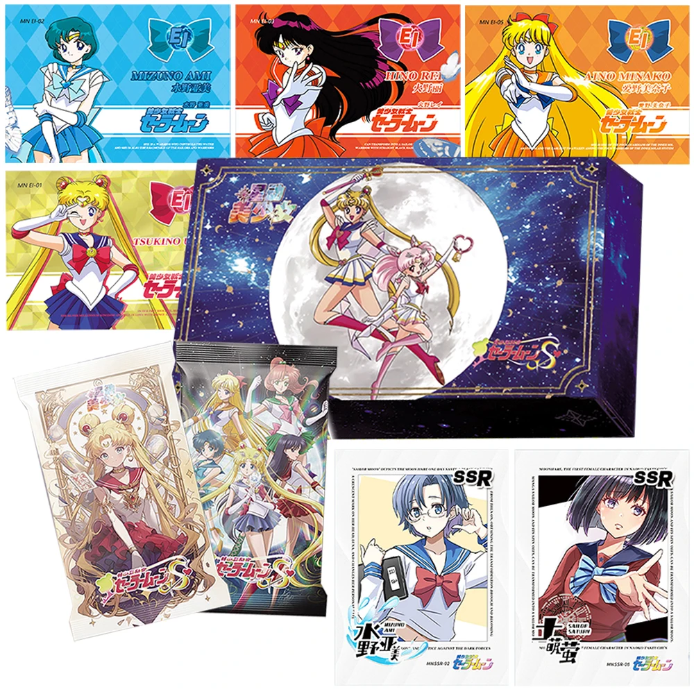 

Sailor Moon Japanese Fantasy Anime Character Card Fans Like Cute and Beautiful Girl Exquisite Card Children's Collection Gifts