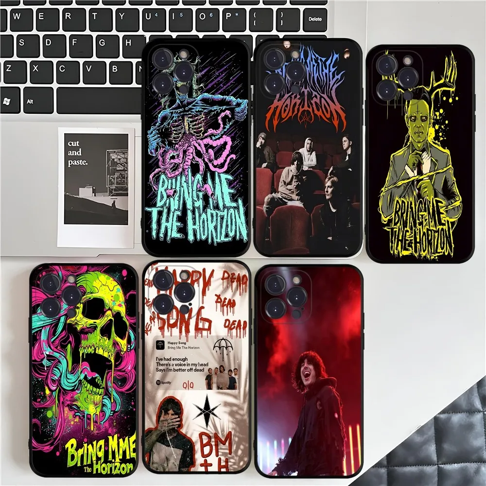 BMTH B-Bring Me The H-Horizons Phone Case For IPhone 16 15 14 11 12 13 Mini Pro XS Max Cover 6 7 8 Plus X Funda Shell