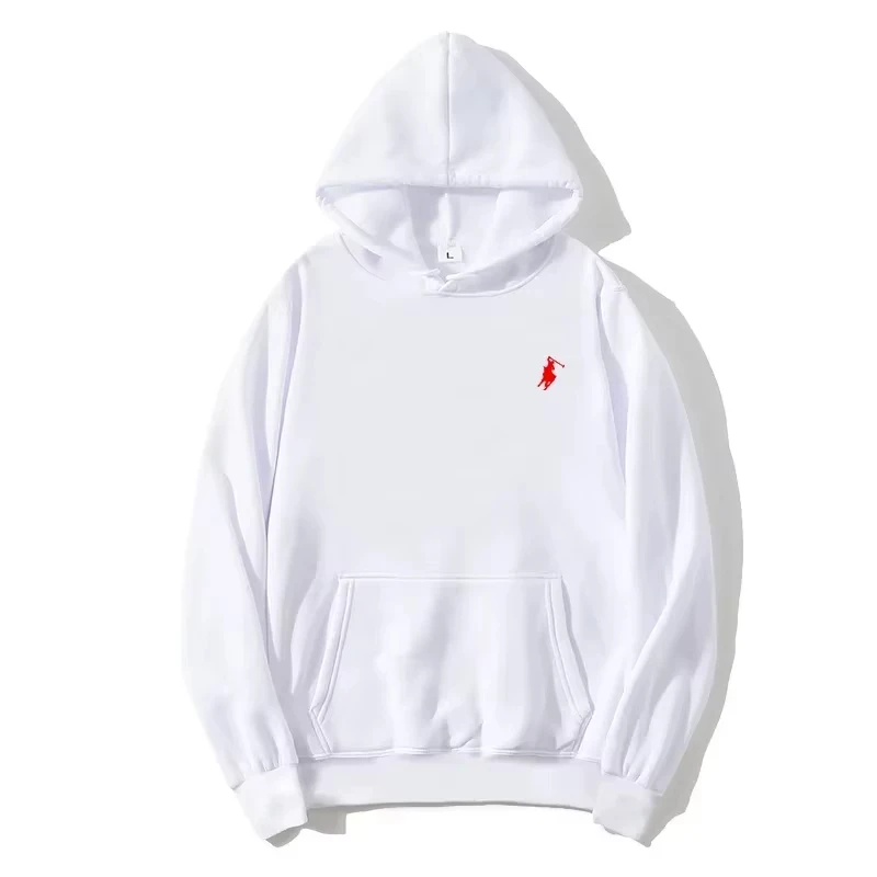 New Premium Embroidered Hoodie - Unisex Korean-style Loose-fitting Hoodie, High-end Brand for Autumn and Winter