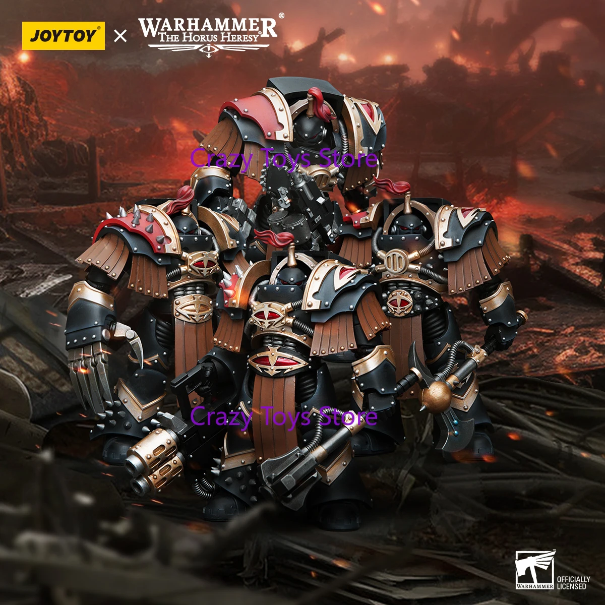 

В наличии JOYTOY WARHAMER 30K 1/18 экшн-персонаж Horus Justaerin Terminator Squad4 шт. модель игрушки в подарочной коллекции