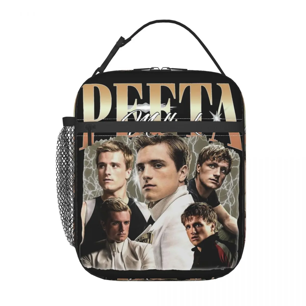 Peeta Mellark Fan Gifts Product Insulated Lunch Tote Bag For Travel Food Storage Bag Portable Cooler Thermal Lunch Boxes