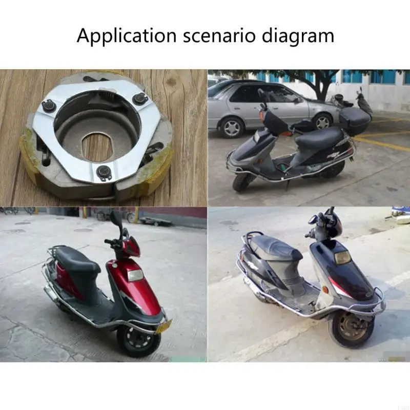 D5BE Rear Drivetrain Shoe Assembly, Metal Part for GY6 50/125 Service Use