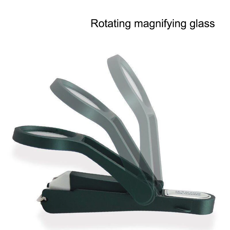 Creative Magnifying Glass Nail Clippers Anti Splash Nail Clippers Individually Fitted Nail Clippers