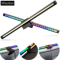 LED Monitor Light Bar RGB Desk Lamp Dimmable Office Eye-caring Table Lamps  for Study Reading Computer Screen Hanging Light 44cm