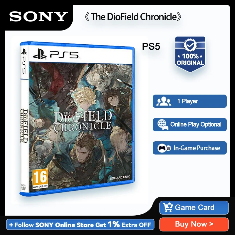 Sony PlayStation 5 Game - The DioField Chronicle - PS5 Game Deals for Platform PlayStation5 PS 5 Game Disks