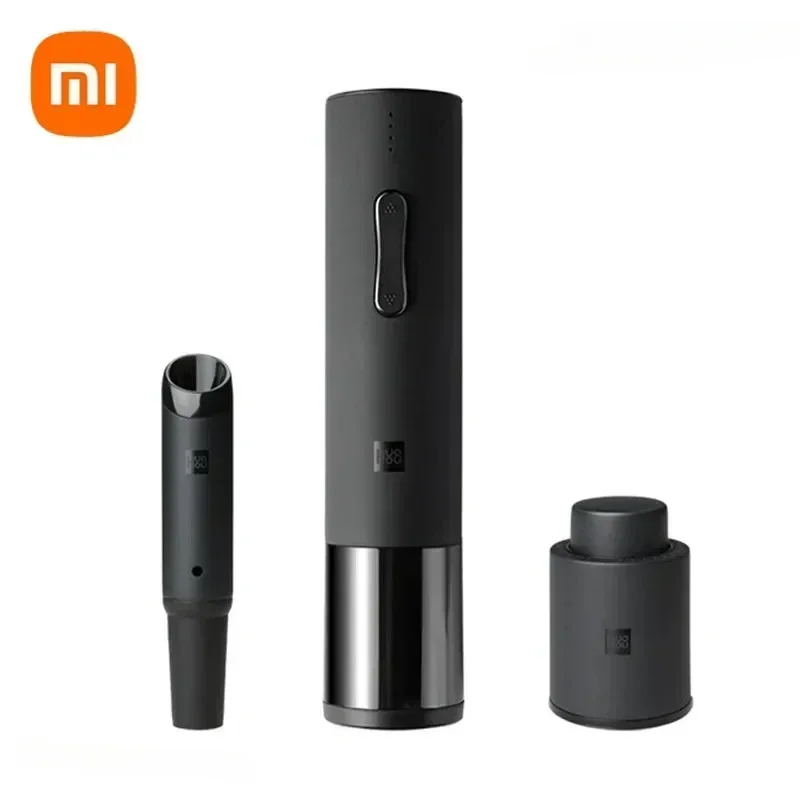 Xiaomi Huohou Automatic Red Wine Bottle Opener Cap Stopper Fast Decanter Electric Corkscrew Foil Cutter Tool Kitchen Accessories