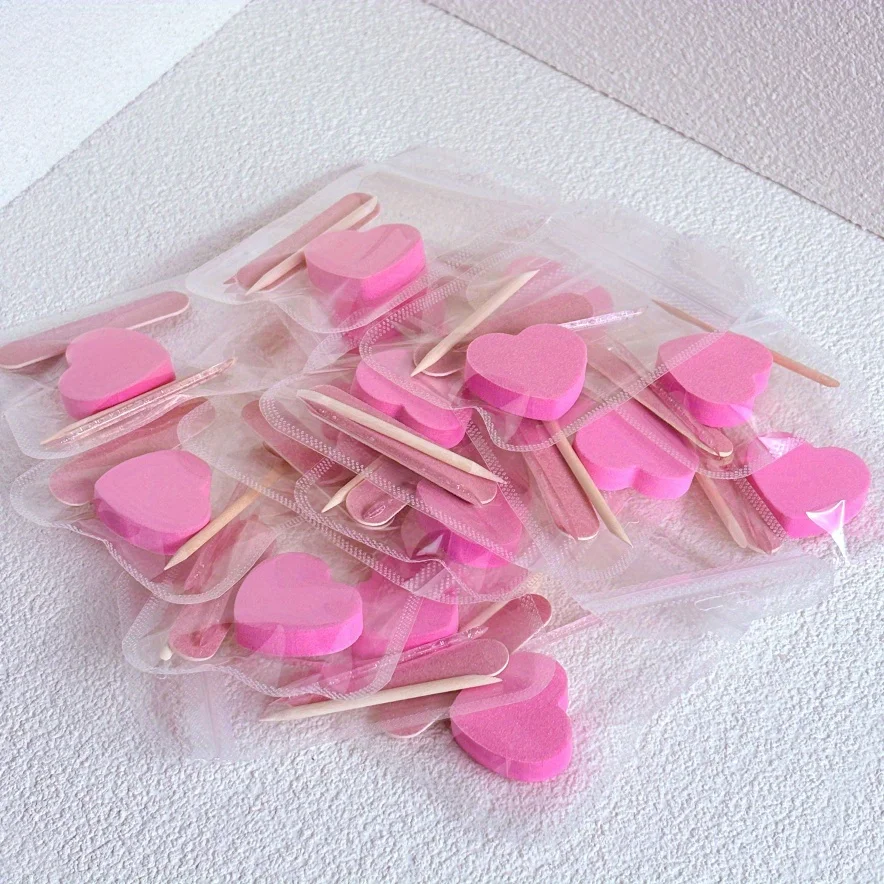 10set/15set Disposable Nail Manicure Kits, Individually Package Nail Tool Kit, 4 In1 Manicure Set