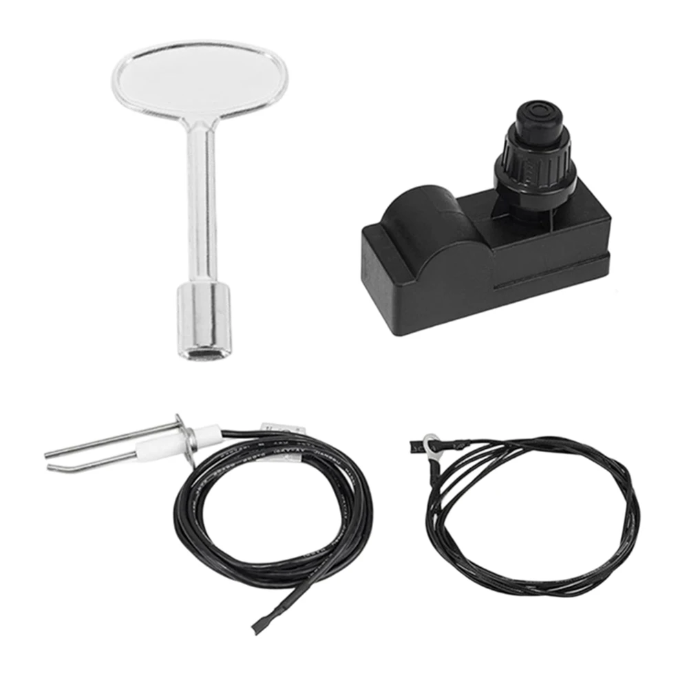 

Ignition Kit with Push Button and Gas Valve Key for 1/4 5/16 For Natural Gas Valves in Outdoor Heating Systems