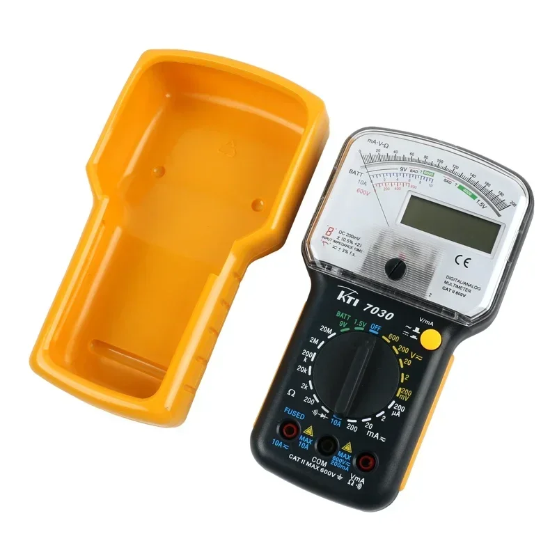 KT7030 Multifunction Handheld high-precision Pointer Multimeter Digital Analog Multimeter 2 in 1 Dual Display Multimeter Tester