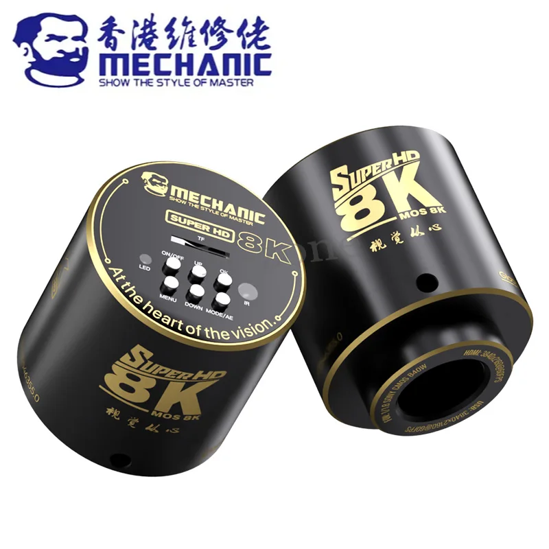 

MECHANIC MOS-8K Microscope HD Industrial Camera 41MP HDMI USB Dual Interface for Mobile Phone Repair PCB Chip Welding Tools