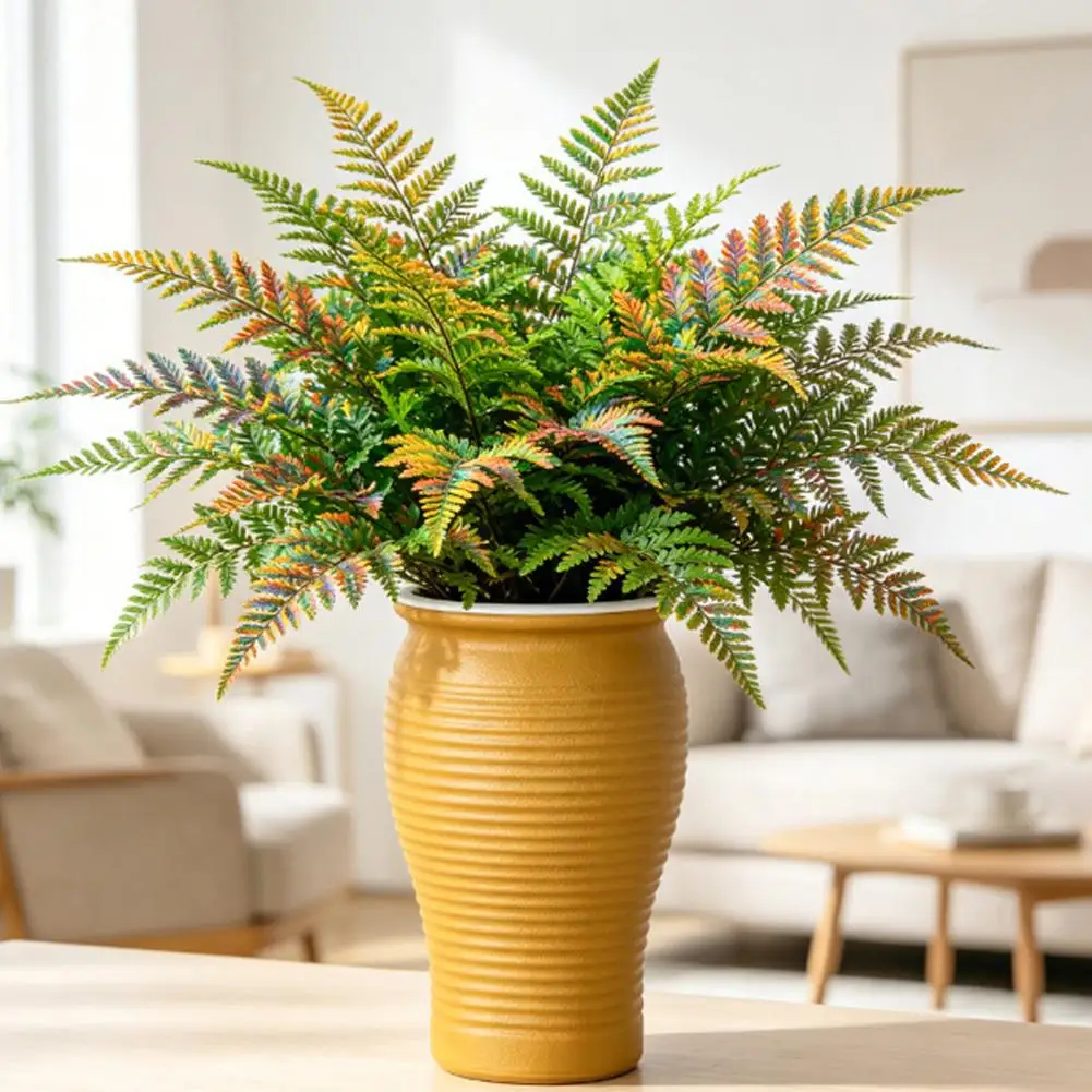 Ribbed Flower Planter Self Watering Pot Self Watering Planter Pot with Removable Ribbed Flower Container for Indoor Outdoor