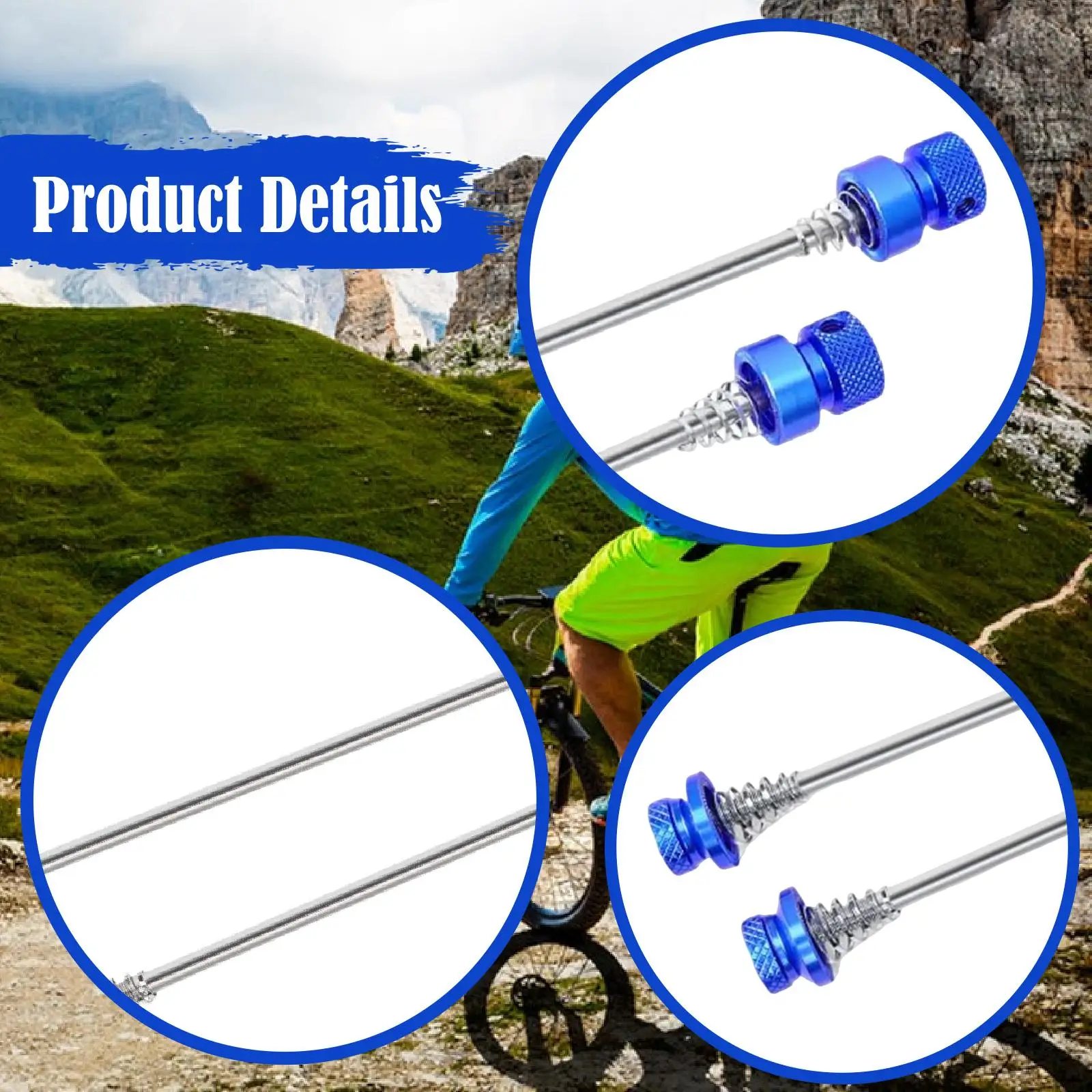 Bike Quick Release Skewer Mountain Road Bikes Training Quick Release Axles