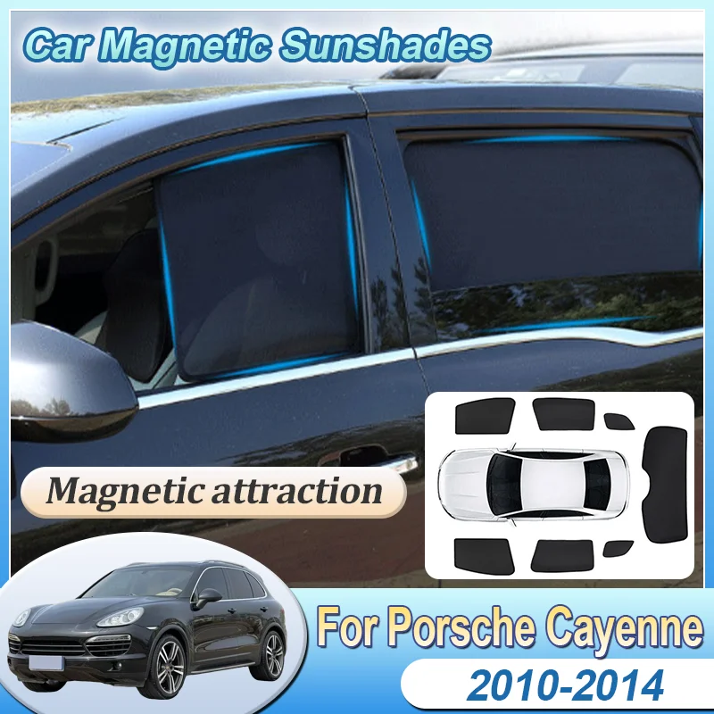 

Для Porsche Cayenne 92A E2 MK2 2010-2014 автомобильный сетчатый солнцезащитный козырек автозапчасти солнцезащитный крем защита конфиденциальности магнитное покрытие солнцезащитный козырек