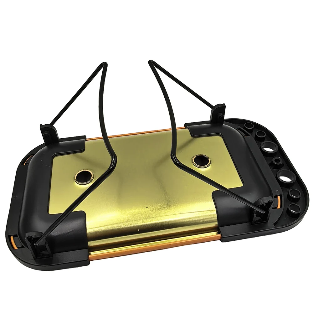 Foldable Metal Rolling Tray Large Multi-Purpose Folding Metal Tray 11.8X6.3 inches Table Organizer Kit Including Tools