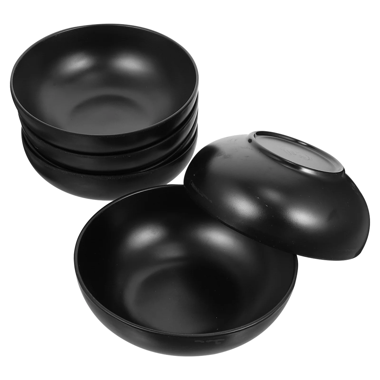 6 шт. шикарные меламиновые миски для фруктового салата, безопасные нескользящие контейнеры для еды, суп, лапша, черные бытовые миски для лапши, держатели для еды 6 шт. шикарные меламиновые миски для фруктового салата, безопасные нескользящие контейнеры для еды, суп, лапша, черные бытовые миски для лапши, держатели для еды