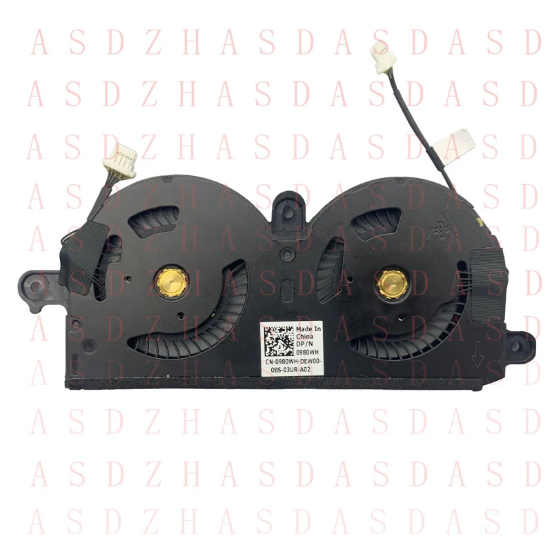 Z  New 4 Pin CPU Cooling Fan 980WH ND55C19-16M01 980WH For Dell XPS 13 9370 9380 US