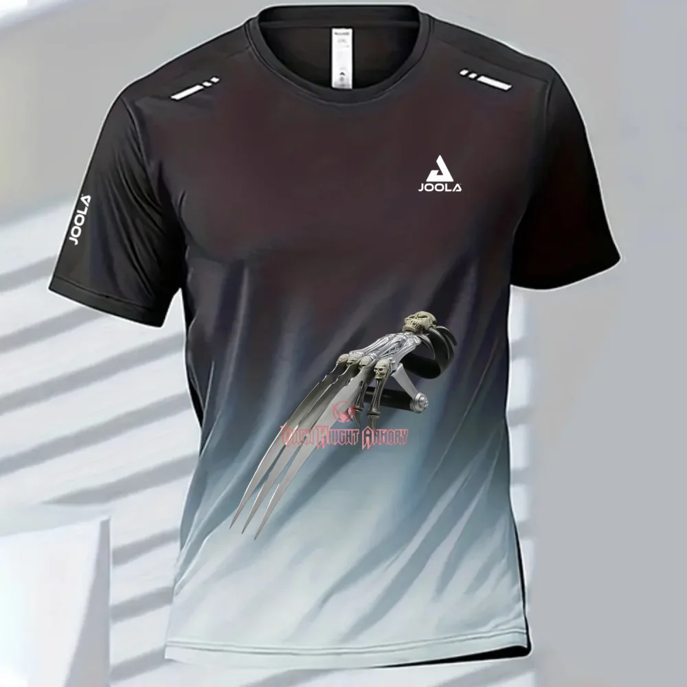 

Y Men's Quick Dry Gradient Running T-Shirt Breathable Athletic Top for Workout Training and Daily Wear