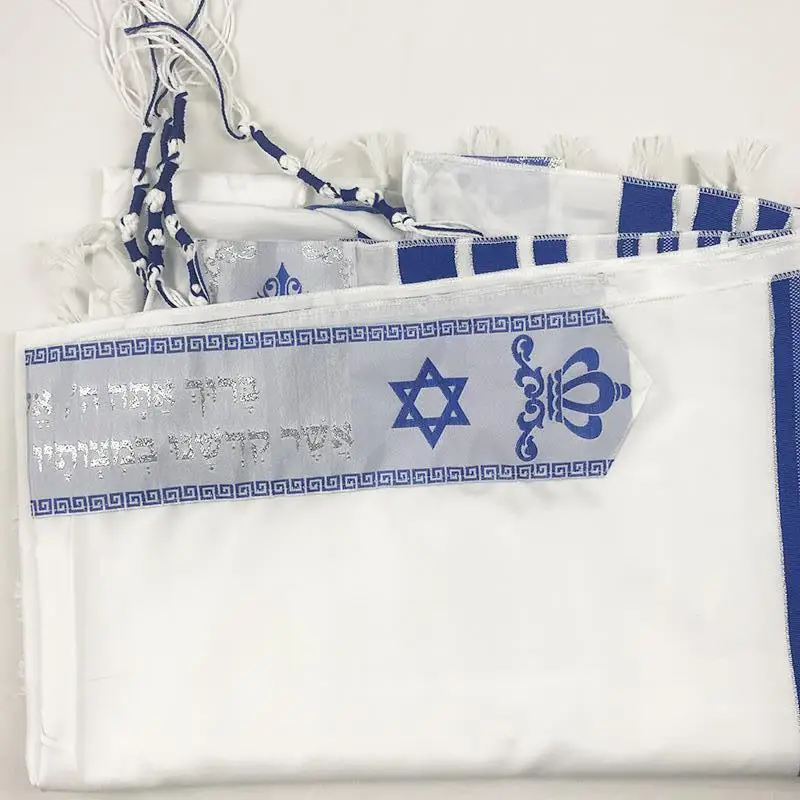 Over Size 180*130Cm Scarf Women Men Talit Prayer Shawl Messianic Tallit for Christian Jewish Prayer Scarves Cotton Pashmina