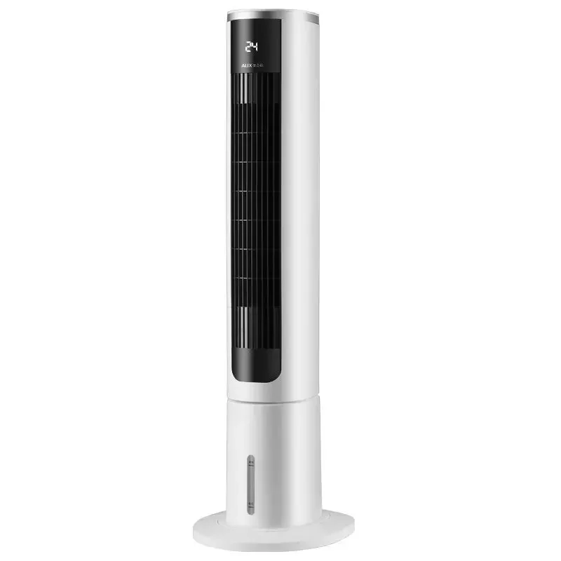 Household refrigeration single cold water dormitory tower remote control small air cooler negative ion purification new style image 2