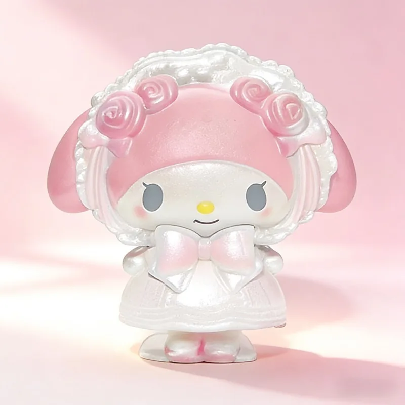 

Sanrio Wedding Series Keychain Kawaii Cartoon Pendant Cute Bag Charm Accessory Perfect Birthday Gift for Girls Kids Hello Kitty