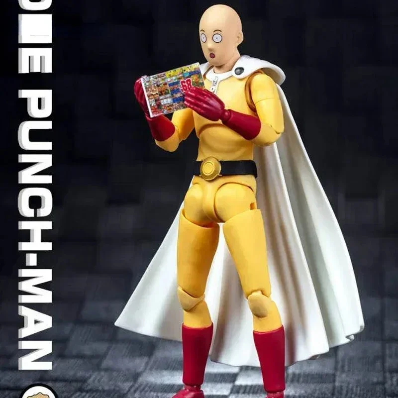 

In Stock Anime-land Dasin/Great Toys/GT One Punch Man Saitama Genos Garou 1/12 14cm/5.5 Inch SHF/S.H.F PVC Action Figure Model