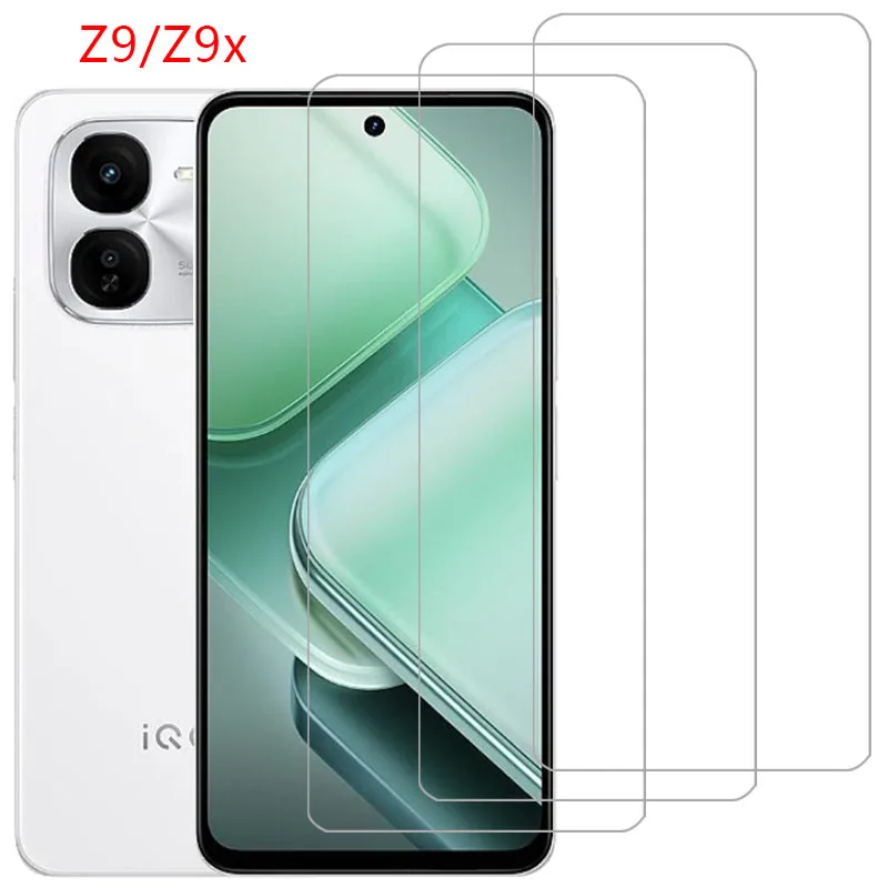 tempered glass phone case for vivo iqoo z9 turbo z9x back cover on iqooz9 iqooz9x z 9 x 9x 9z z9turbo 5g 360 iqo z9case z9xcase