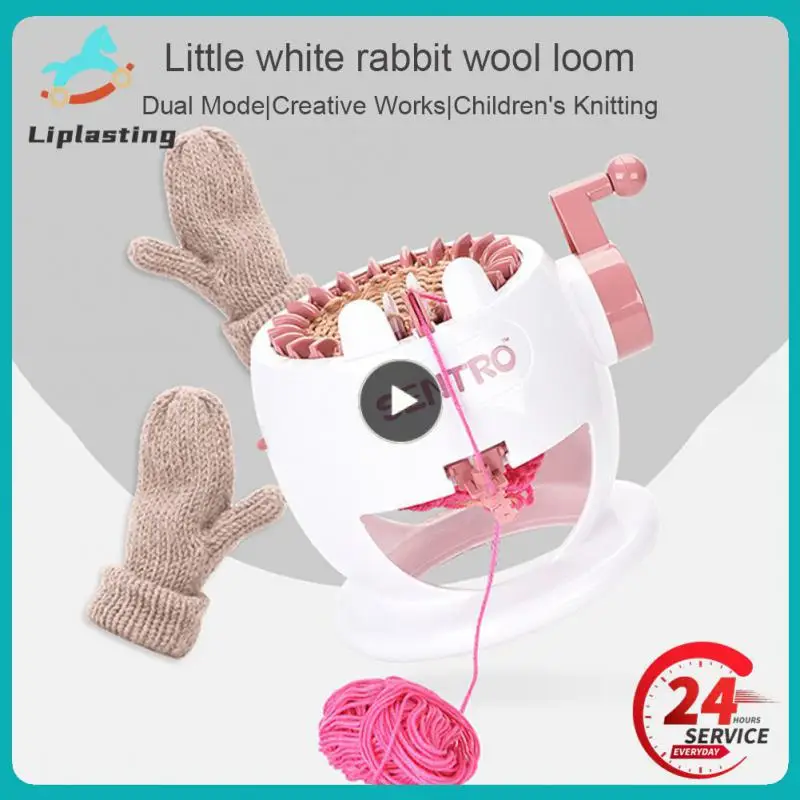 

Спицы для вязания шерсти ручной работы «сделай сам» Умный ткацкий станок круглая вязальная машина детский ленивый артефакт Рождественский подарок