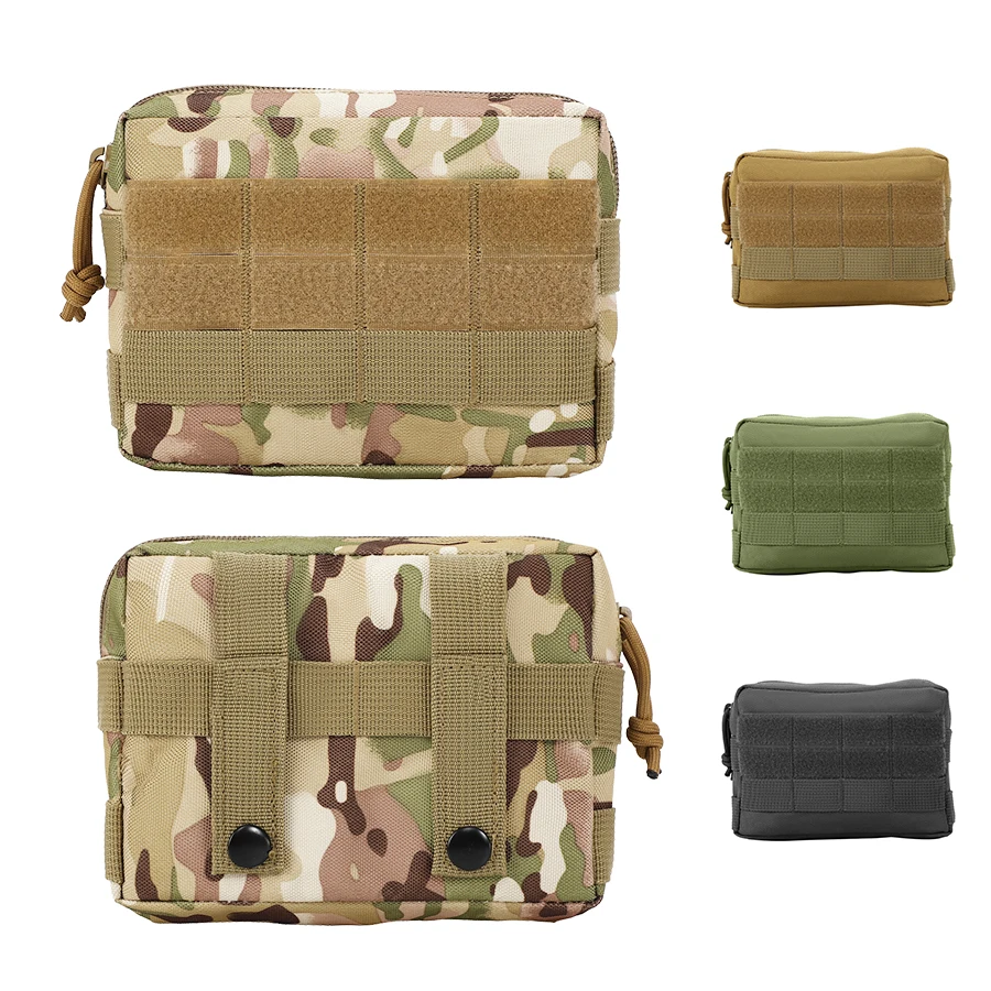 Metal buckle suspension system outdoor EDC tool kit accessory kit Molle waist bag can be hung on top of hunting vest backpack