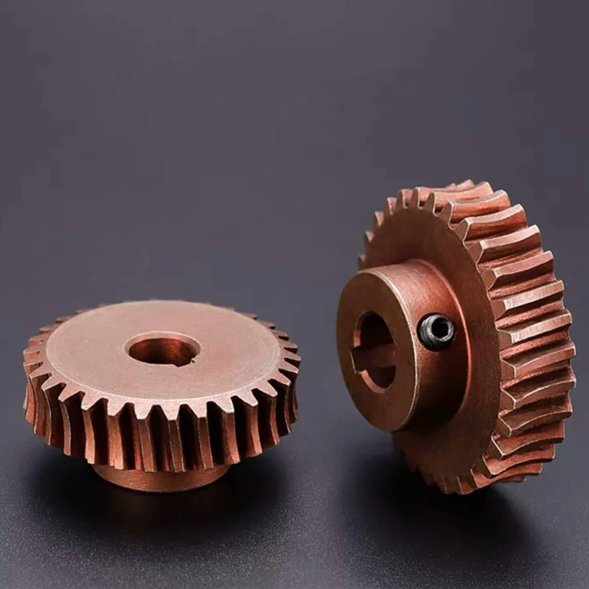 801 Shovel Leather Machine Copper/Steel Worm Gear Set 30 Teeth 9mm Spindle Worm Gear Leather Machine Accessories