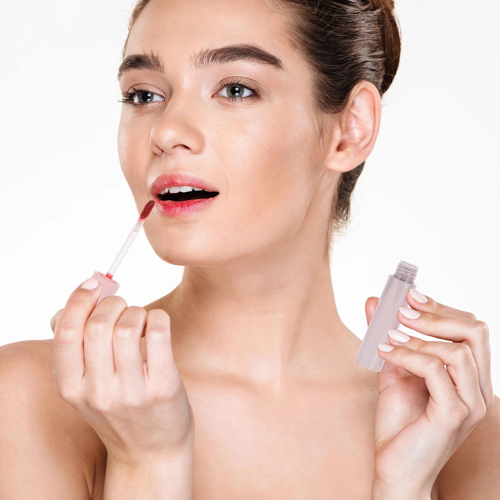 

Gloss Women Shimmer Glass Effect Long Lasting Mirror Shine Glossy Lipstick Jelly Finish Water Shine Lip Oil Long Wear Lip Balm