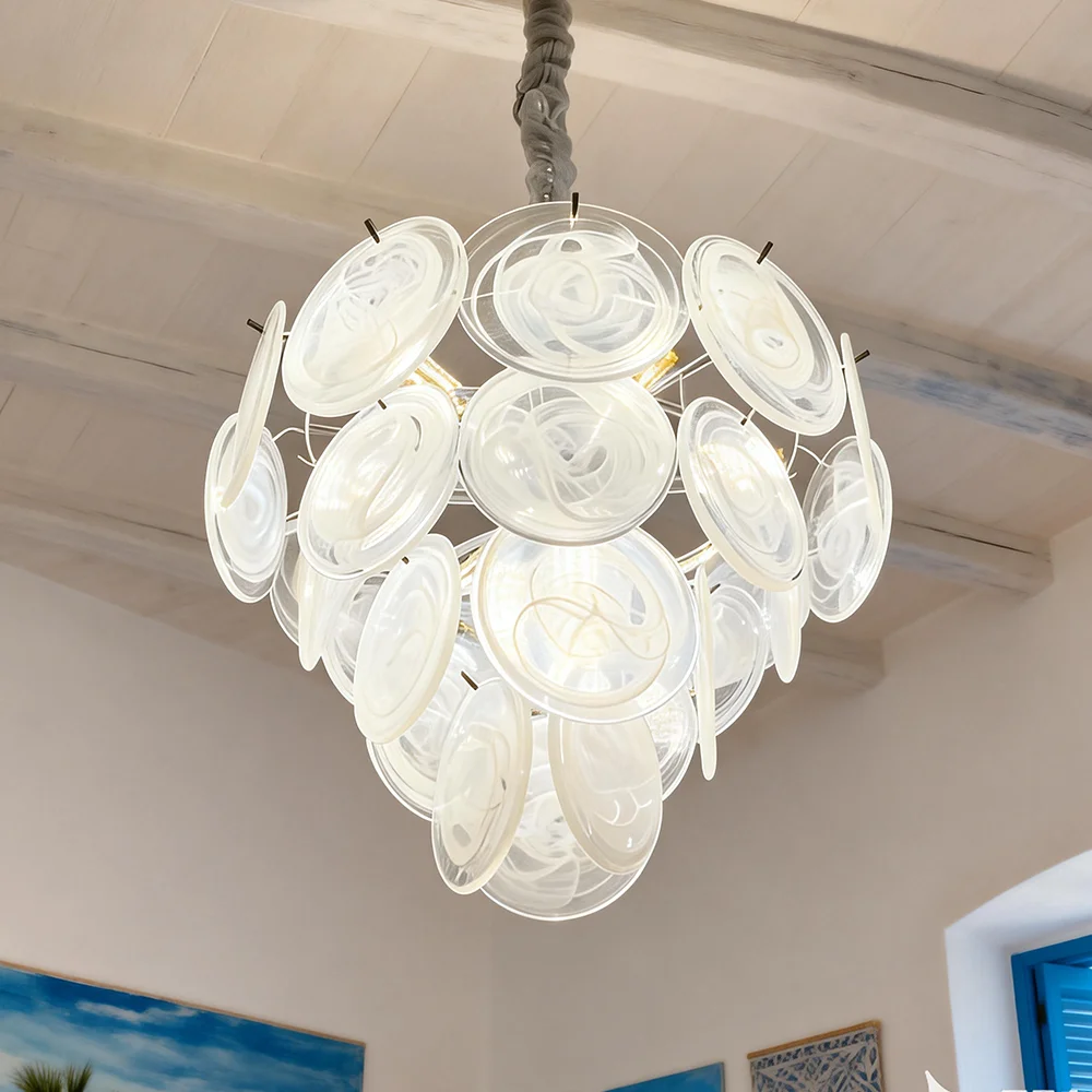 

Подвесная люстра для обеденного стола на заказ: размеры, материалы, дизайн. Современная потолочная люстра.