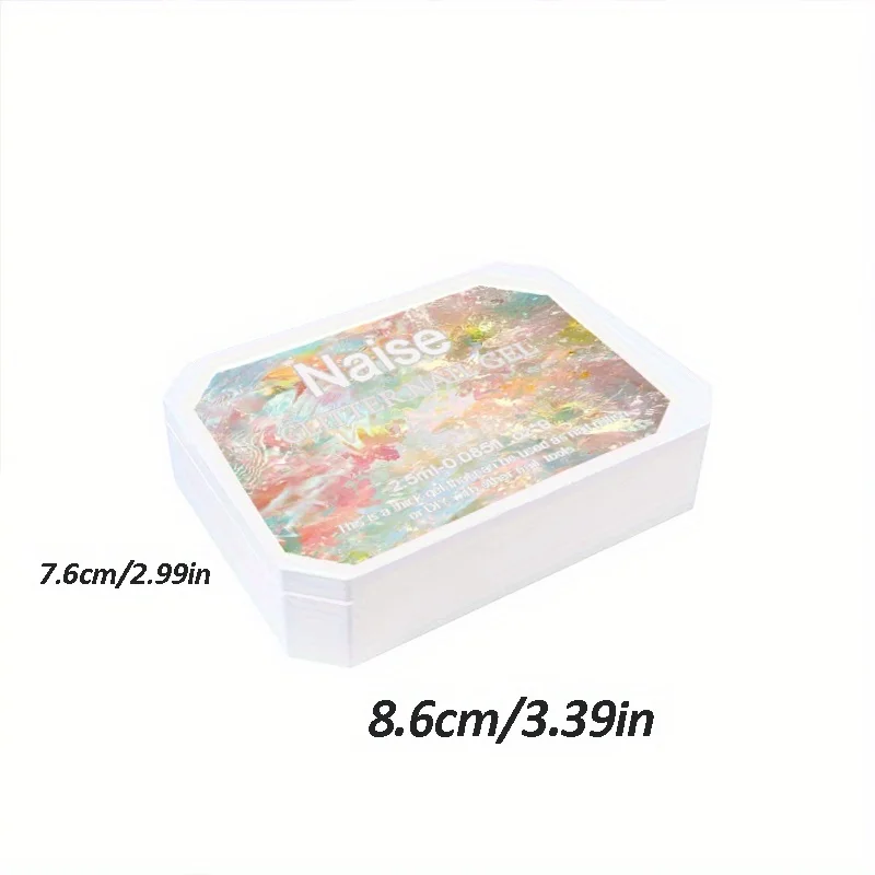 3D 9-color pearlescent solid gel nail polish, long-lasting, mermaid-style pearlescent gradient nail art gift, suitable for nail