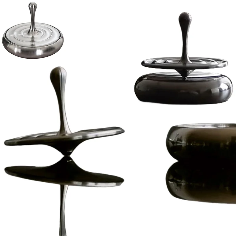 Roterende waterdruppelgyroscoop Roterende decoratieve desktop druppelbuis Drukverlagend speelgoedcadeau Roterende waterspatgyroscoop