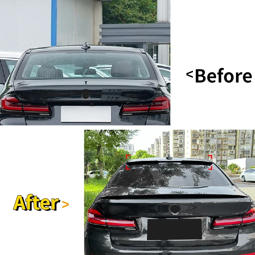 For BMW G30 G38 M5 F90 520i 530i 540i M550i 2018-2023 ABS Car Tail Wing Decoration Rear Roof Spoiler Body Kit Tuning Accessories