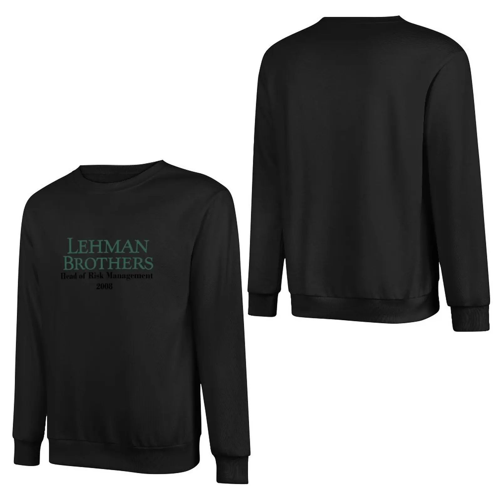 Lehman Brothers - Head of risk managment 2008 Pullover Hoodie korean clothes autumn sweatshirts for men