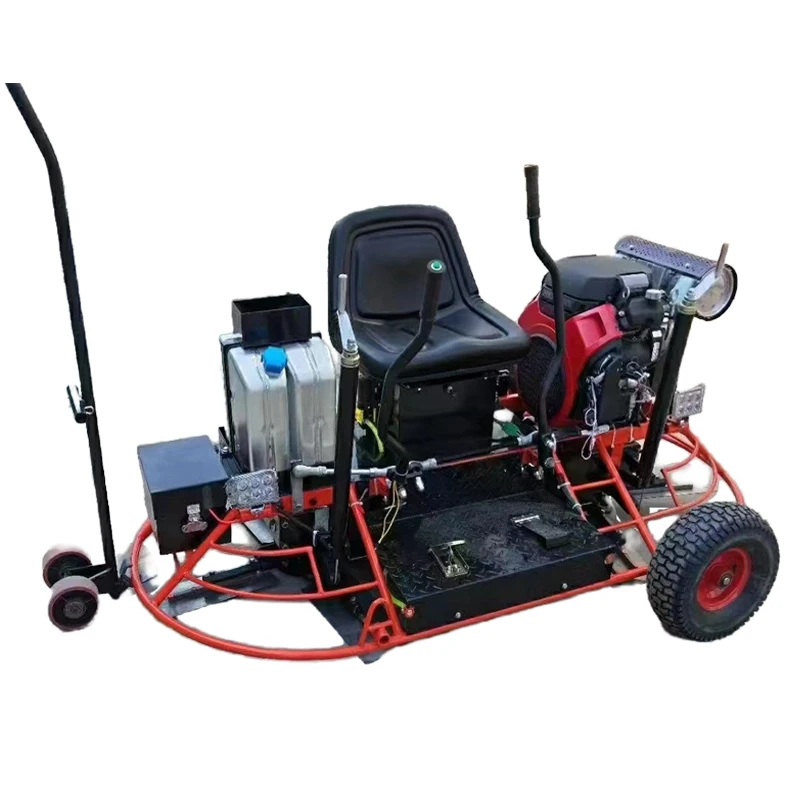 New Ride-On Power Trowel Concrete Finishing Equipment with 36Inch 46Inch  Engine for Floor Leveling Edge Finishing