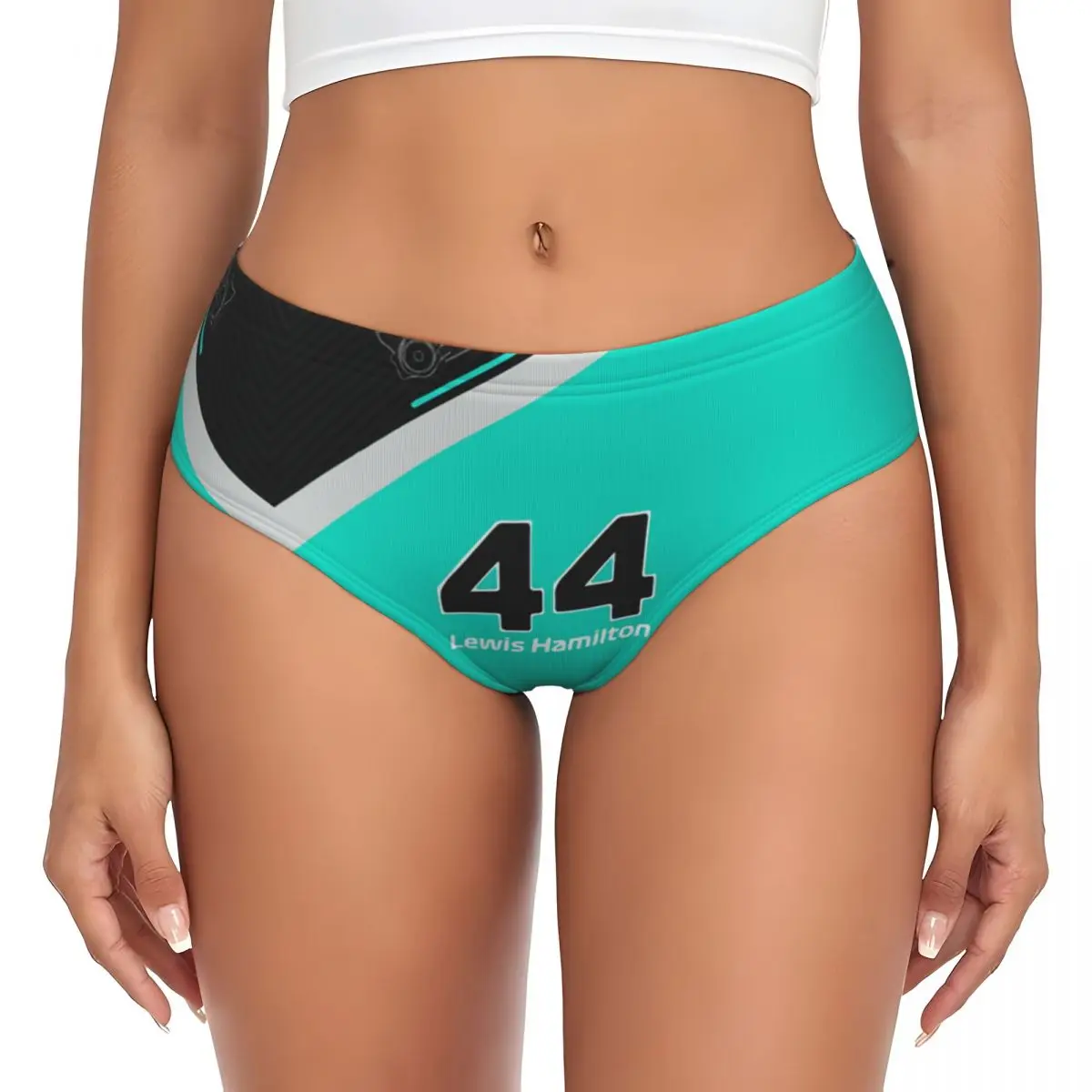 Custom Womens Hamiltons 44 Art Brief Panties Female Comfort I HAM Motorsport Racing Underwear Underpants