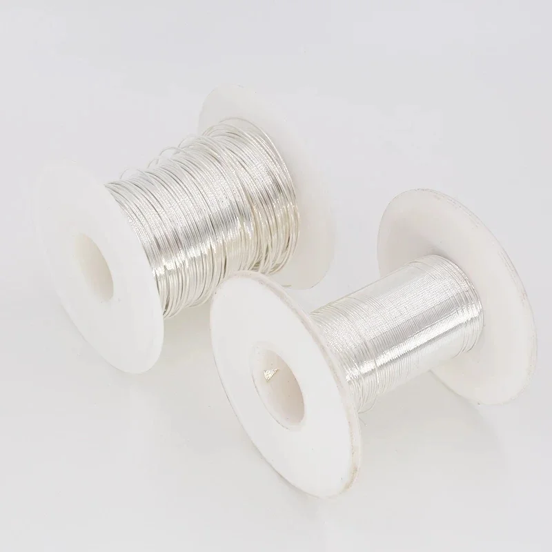 SR001 لكل متر 99.999% 5N سلك صوت فضي نقي صلب ذاتي الصنع