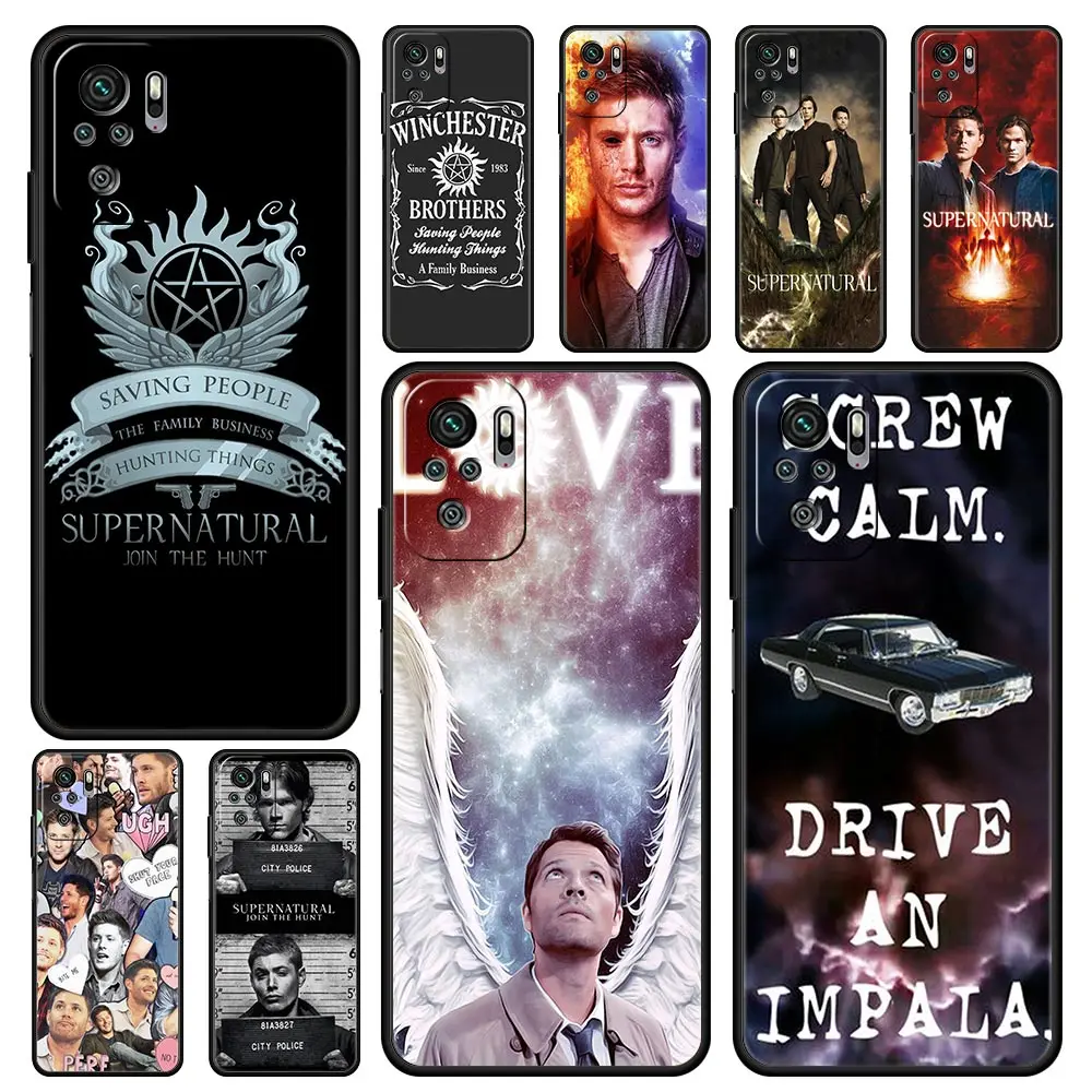 Supernatural tv show for Xiaomi Redmi Note 10 11 Pro 9 9S 9T Redmi 9 10 9A 9T 9C K20 K30 K40 Pro Phone Case Soft Cover