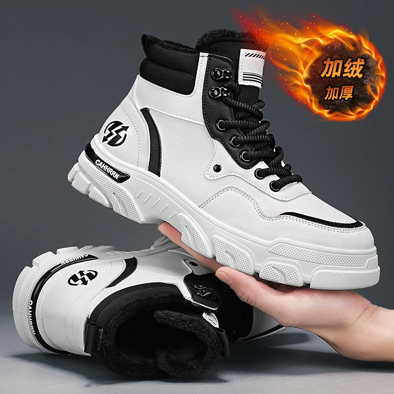 

Boots Winter Mens Shoes Casual Cowboy Combat Tactical Motorcycle Chelsea Ankle Work Leather Outdoor Designer Luxury Hiking