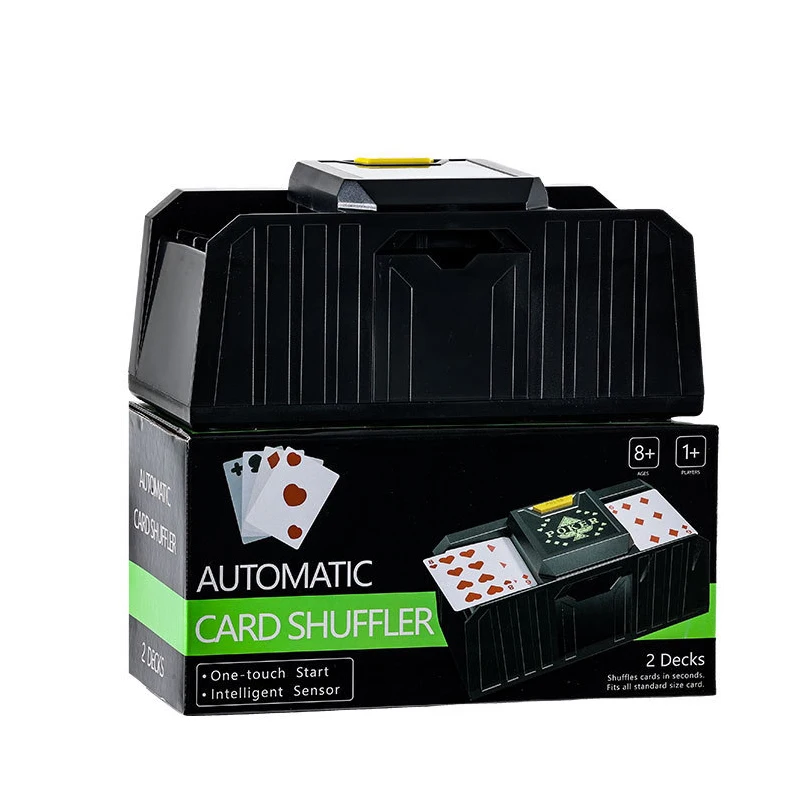 2 الطوابق الكهربائية بوكر بطاقة المتثاقل التلقائي آلة خلط البطاقات الاستشعار التلقائي/توقيت المتثاقل بوكر خلط آلة #3