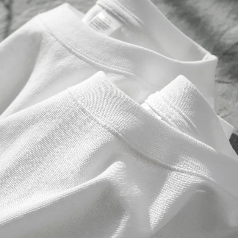 تي شيرت قطني فضفاض بأكمام قصيرة للجنسين باللون الأرجواني ثقيل الوزن 220 جرام ملابس صيفية عادية للسيدات مريحة وقابلة للتنفس كط...