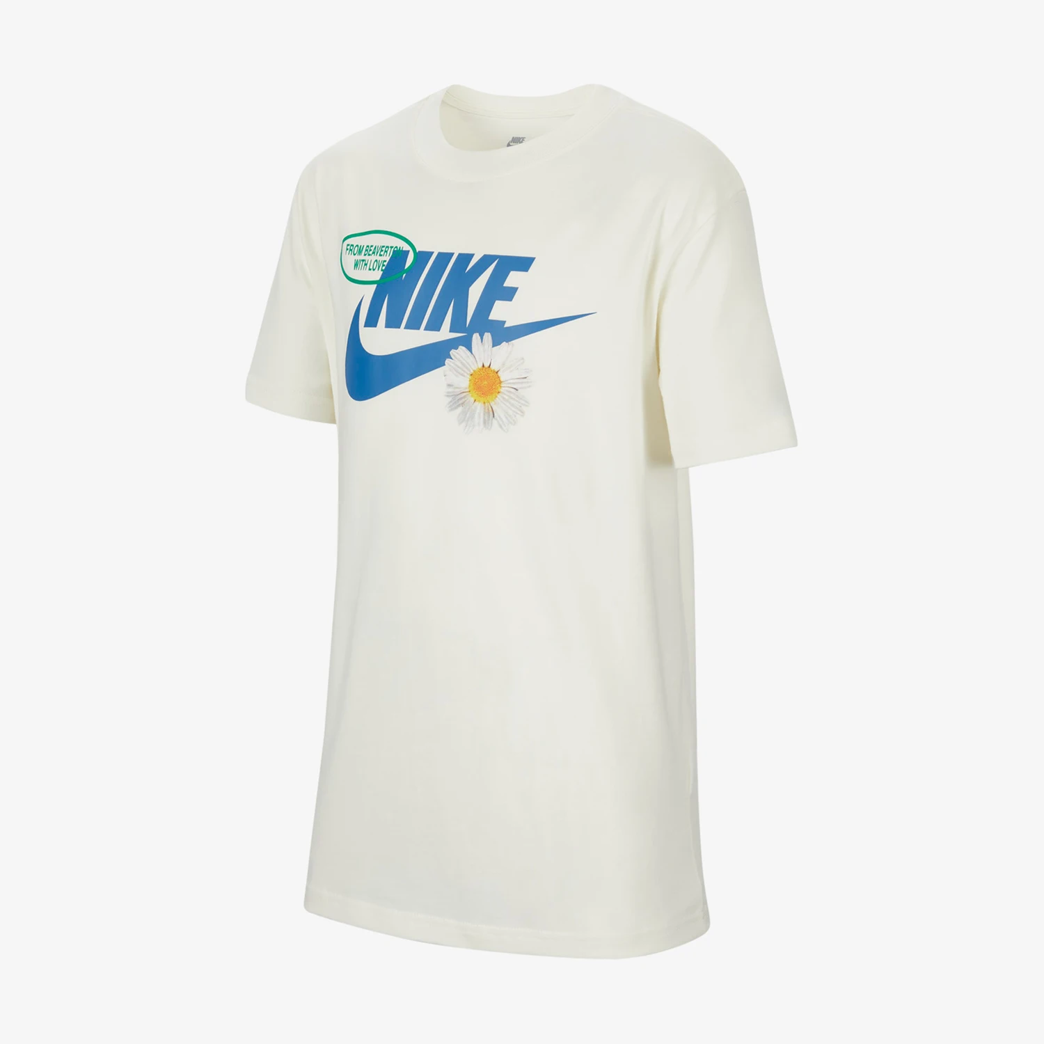 

Nike genuine summer new big children's breathable round neck printed short sleeved T-shirt HJ3961-133