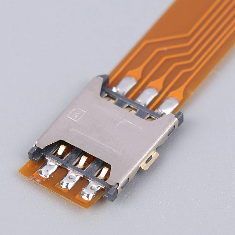 1pc Yellow 4FF Sim Card Converter To Nano 4FF Micro 3FF Standard 2FF Sim Usim Card Vertical 4FF Adapter Conversion Line